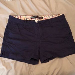 Navy blue shorts